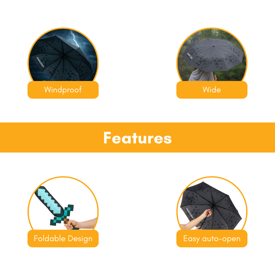 MineShield™ Umbrella – Adventure-Ready Rain Guard