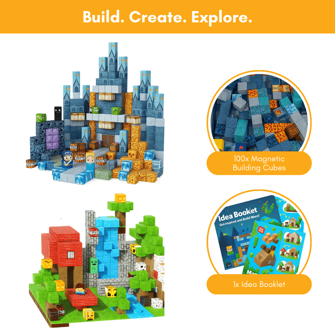 CubeQuest™ - Creative Magnetic Cube Set - ApolloToys