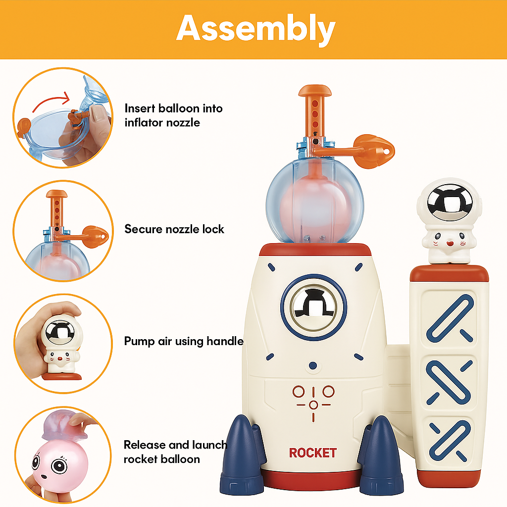 RocketBlast Lab™ - Launch, Learn, and Play