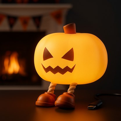 SpookyGlow™ - Soft Silicone Pumpkin Lamp