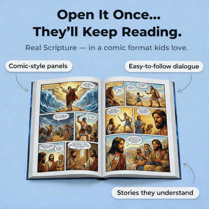 The Comic Bible™ – Bible Stories for Kids & Families (Full Testament Edition)