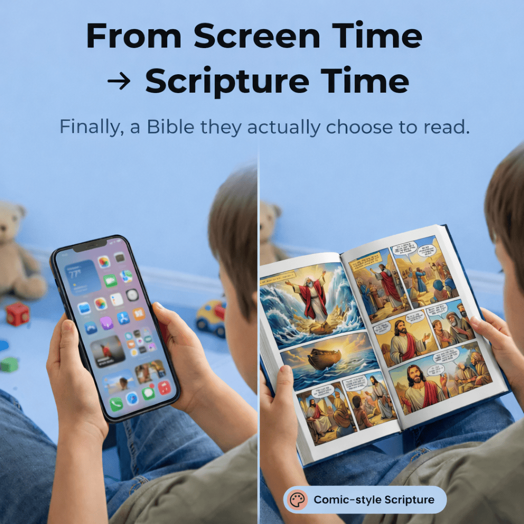 The Comic Bible™ – Bible Stories for Kids & Families (Full Testament Edition)