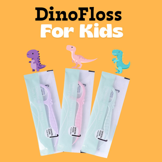 DinoFloss for Kids - 60 Pieces